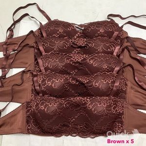 36B - NWT Lace Convertible Strapless Bras - 5 pcs bundle set